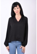 Women Blouse Vero Moda Vmsunny V-Neck Black